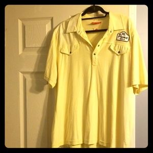 Puma men's yellow polo